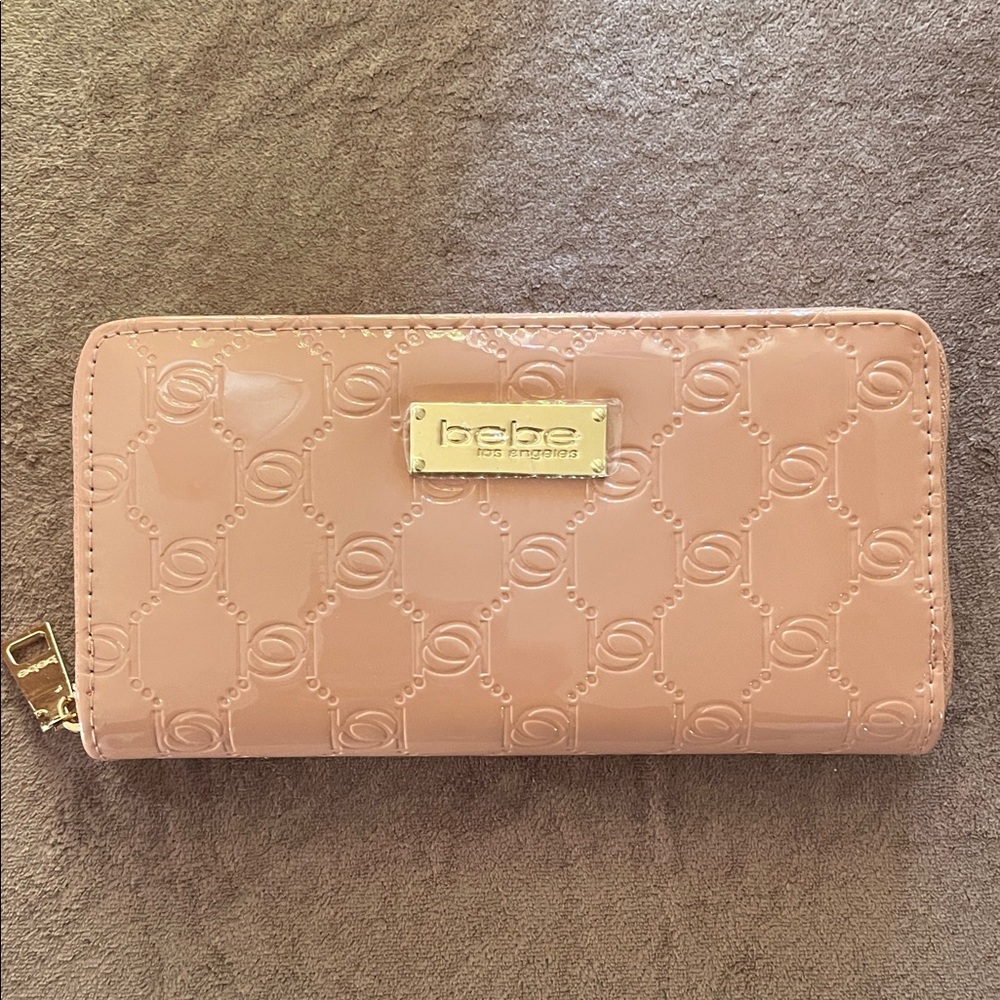 Bebe Blush Embossed Wallet